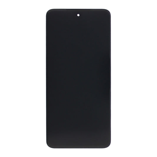 Motorola G84 5G Display And Digitizer With Frame Black Service Pack