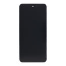 Motorola G84 5G Display And Digitizer With Frame Black Service Pack