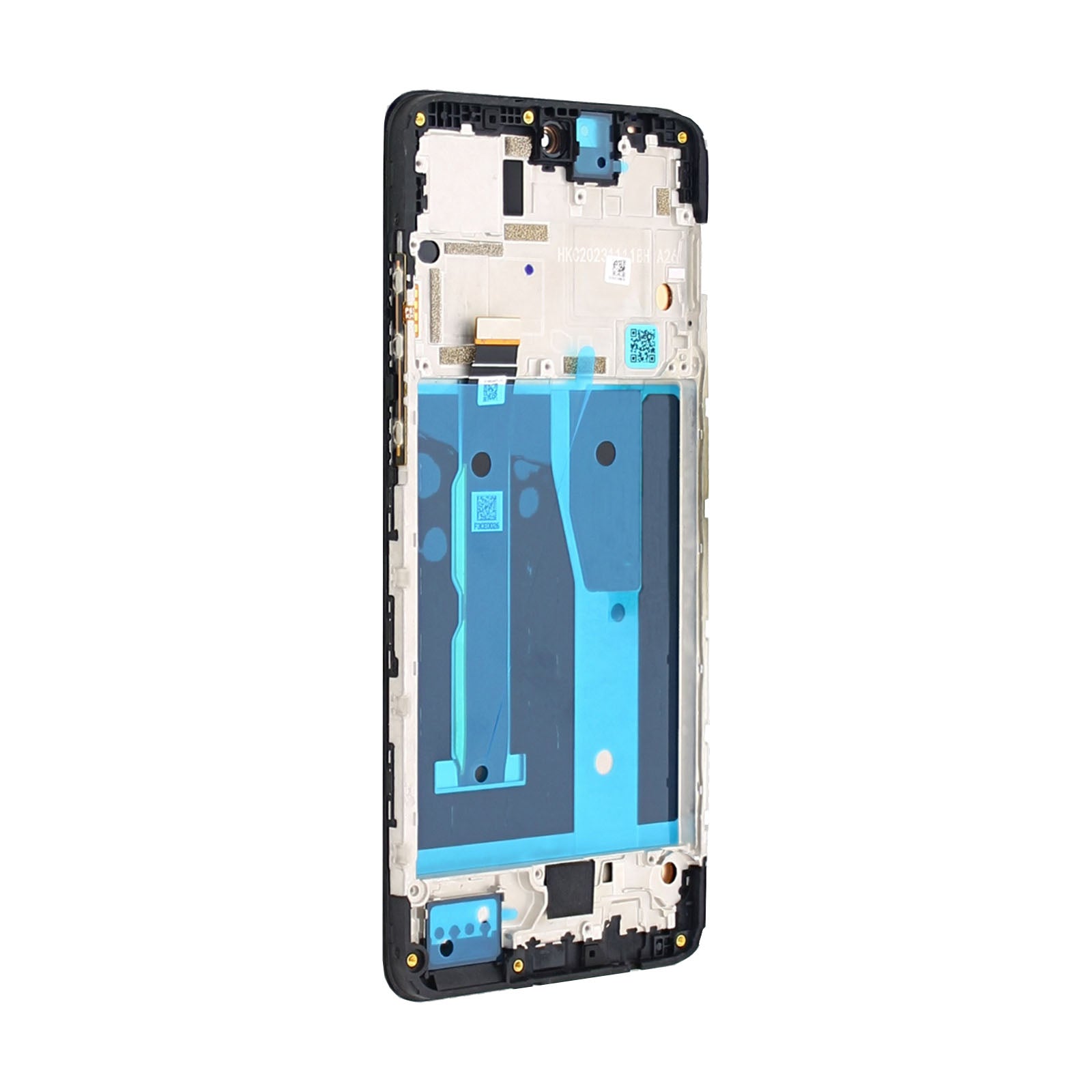 Motorola G84 5G Display And Digitizer With Frame Black Service Pack
