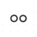 For Apple iPhone 15, iPhone 15 Plus Camera Lens Cover Set Black OEM