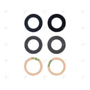 For Apple iPhone 15, iPhone 15 Plus Camera Lens Cover Set Black OEM