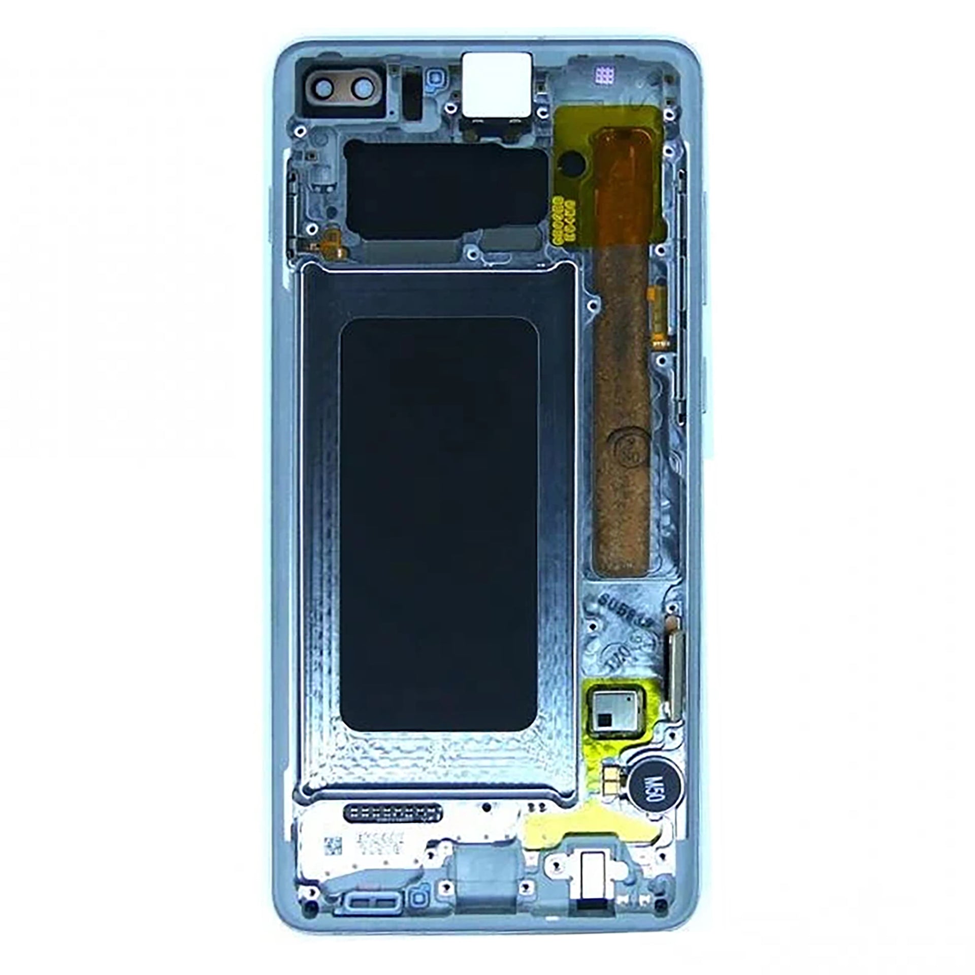Samsung Galaxy S10 Plus G975F Display And Digitizer With Frame Prism White Service Pack