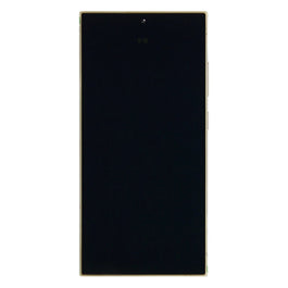 Samsung Galaxy S24 Ultra S928 Display And Digitizer With Frame Titanium Yellow Pre-Assembled