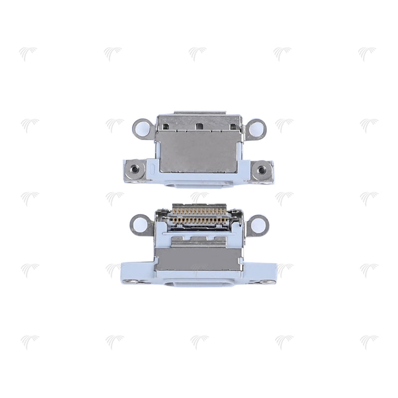 For iPhone 16, 16 Plus System Charging Port White (10-Pack)