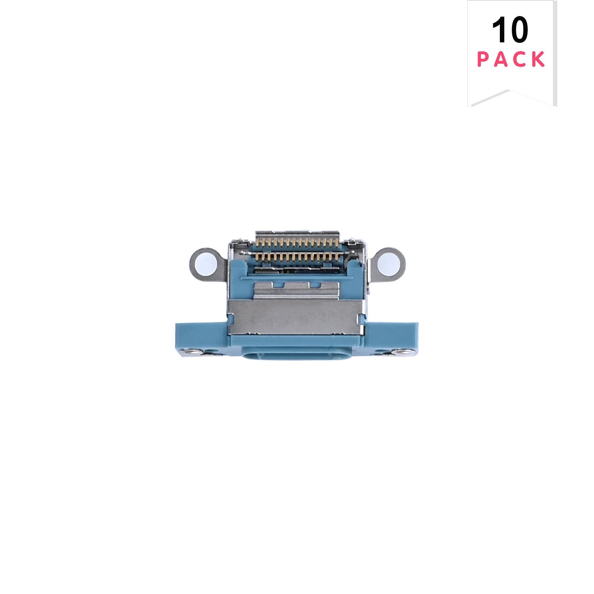 For Apple iPhone 16, 16 Plus System Charging Port Teal (10pcs)
