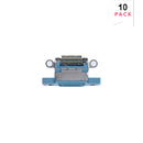 For Apple iPhone 16, 16 Plus System Charging Port Teal (10pcs)