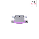 For Apple iPhone 16, 16 Plus System Charging Port Pink (10pcs)