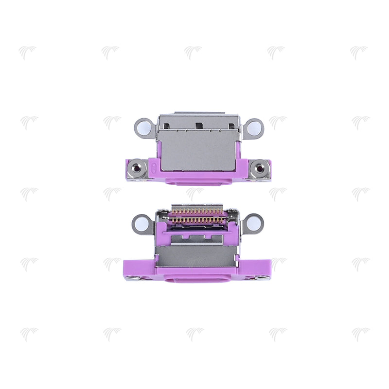 For Apple iPhone 16, 16 Plus System Charging Port Pink (10pcs)