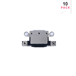 For Apple iPhone 16, 16 Plus System Charging Port Black (10pcs)