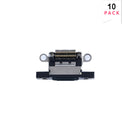 For Apple iPhone 16, 16 Plus System Charging Port Black (10pcs)