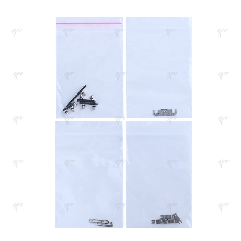 For iPhone 16 Pro, 16 Pro Max Side Button Set (4 Pcs) Black Titanium