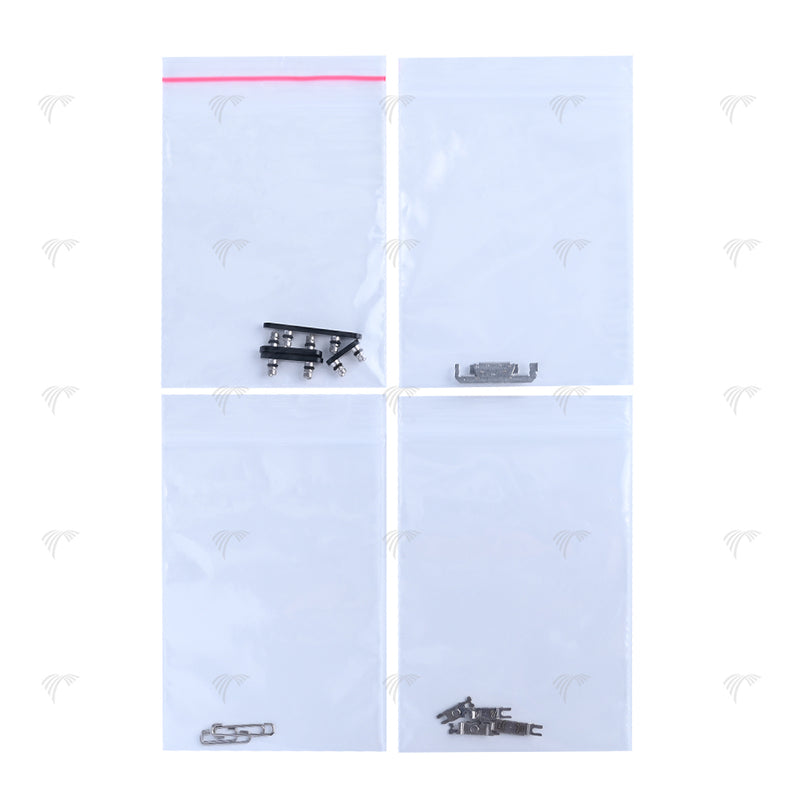 For iPhone 16 Pro, 16 Pro Max Side Button Set (4 Pcs) Black Titanium