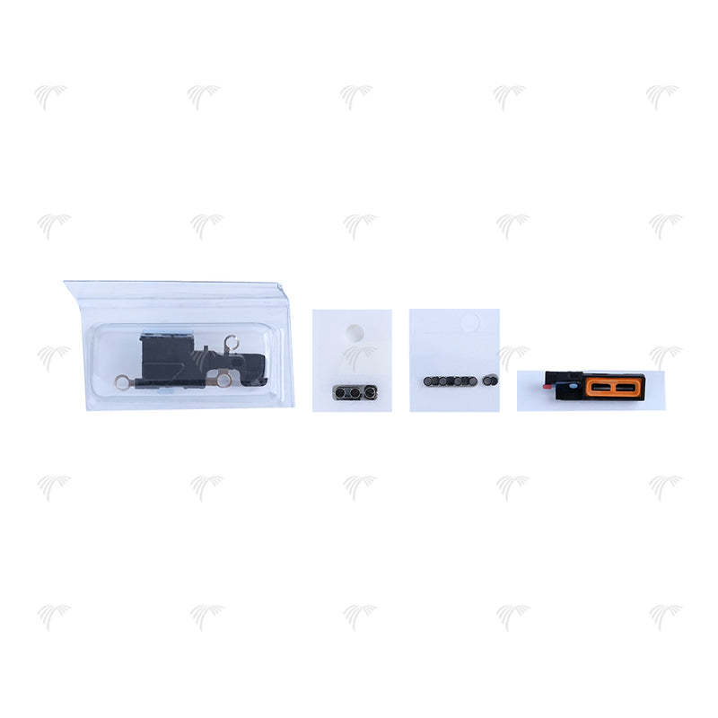 For iPhone 16 Loudspeaker，Microphone Mesh Set Black Compatible (10pcs)