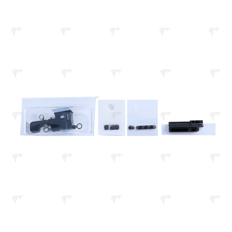 For iPhone 16 Loudspeaker，Microphone Mesh Set Black Compatible (10pcs)