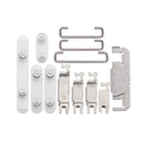 For Apple iPhone 16, 16 Plus Side Button Set White Compatible (4pcs）