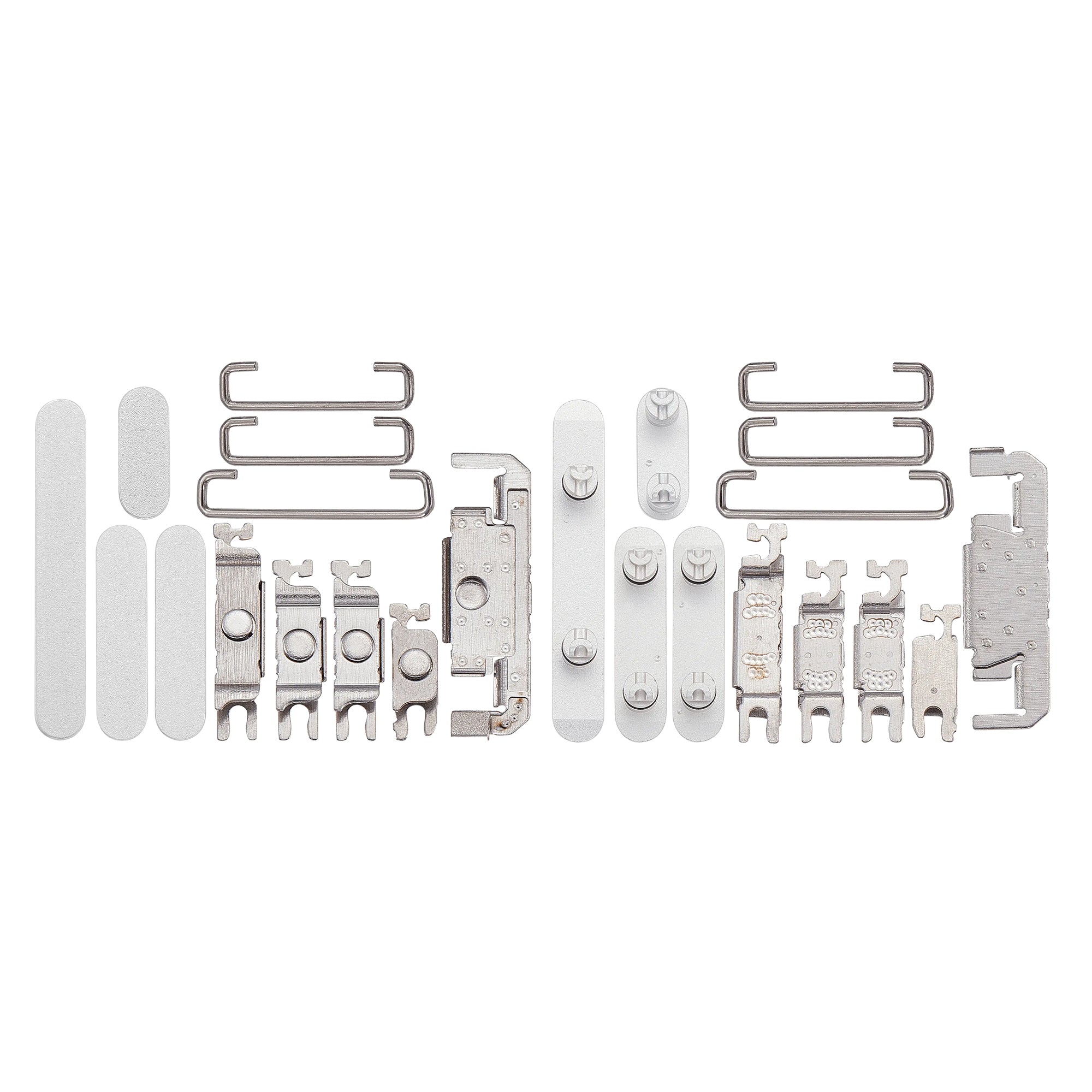 For Apple iPhone 16, 16 Plus Side Button Set White Compatible (4pcs）