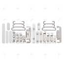 For iPhone 16, 16 Plus Side Button Set (4 Pcs) White