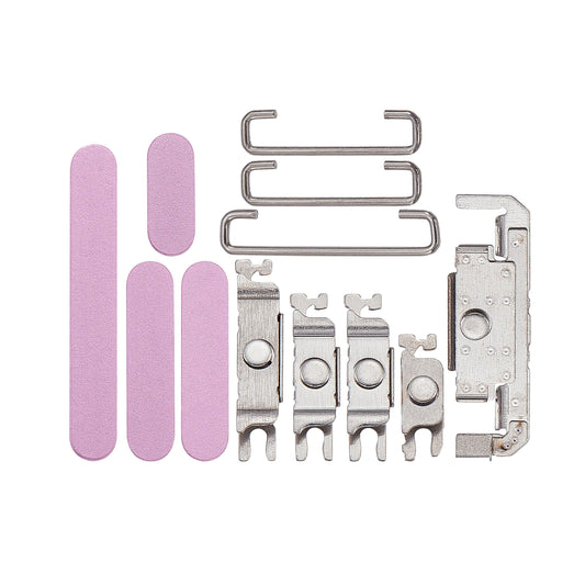 For Apple iPhone 16, 16 Plus Side Button Set Pink Compatible (4pcs）