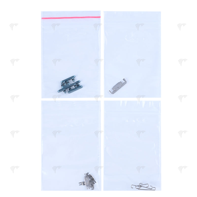 For iPhone 16, 16 Plus Side Button Set (4 Pcs) Teal