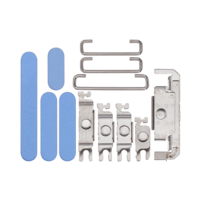 For iPhone 15 Pro Max Loudspeaker, Microphone Mesh White Titanium Compatible (10pcs)