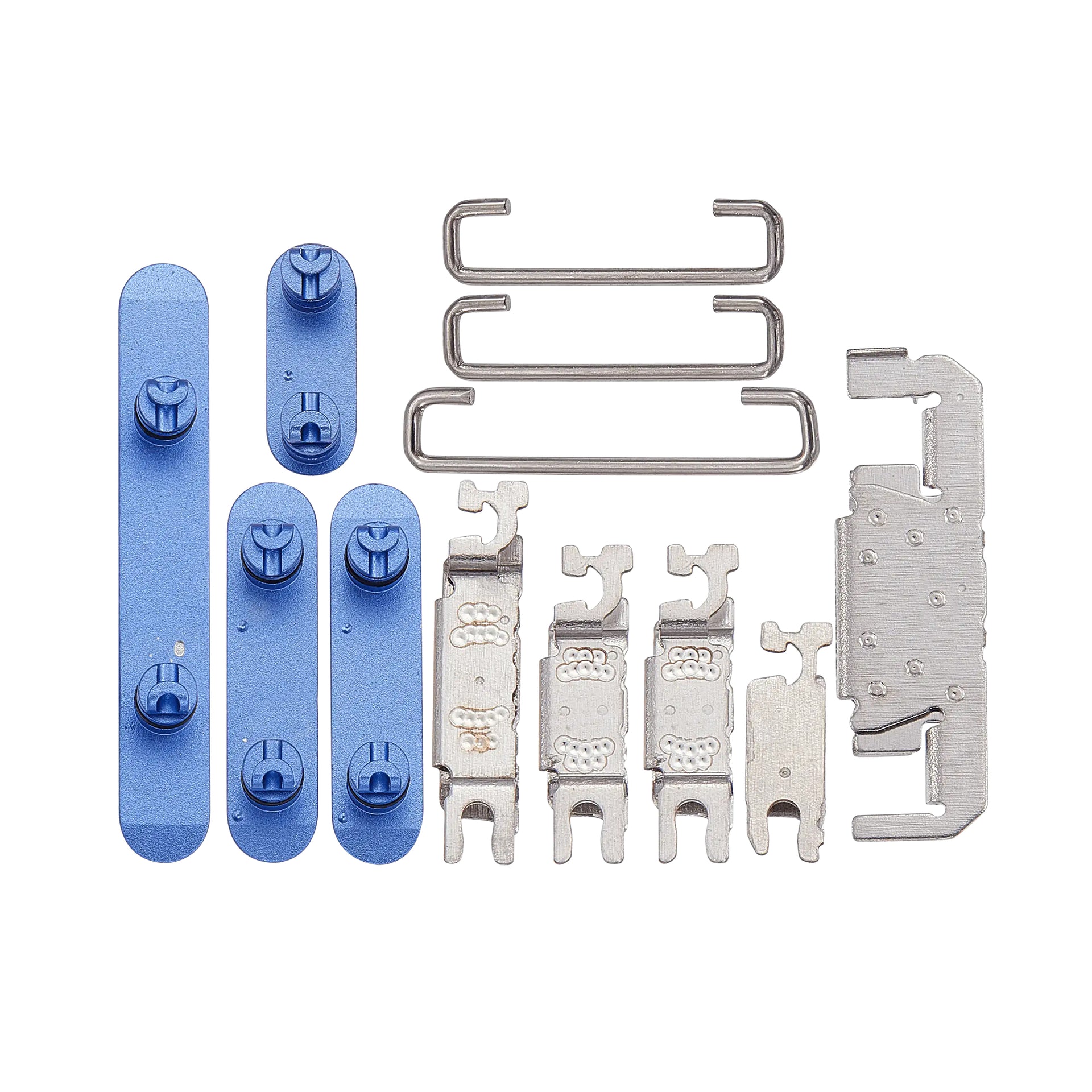 For Apple iPhone 15 Pro Max Loudspeaker And Microphone Mesh White Titanium Compatible (10pcs)