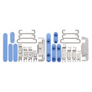 For Apple iPhone 15 Pro Max Loudspeaker And Microphone Mesh White Titanium Compatible (10pcs)
