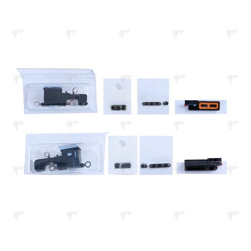 For iPhone 16 Plus Loudspeaker, Microphone Mesh Black Compatible (10pcs)