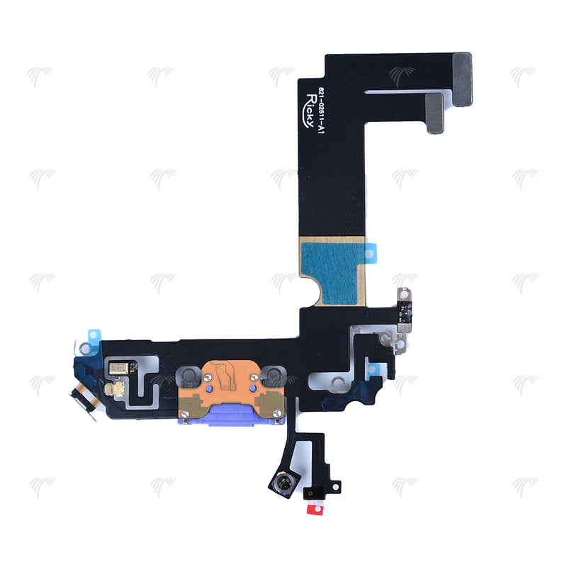 For Apple iPhone 12 Mini System Charging Flex Purple Compatible