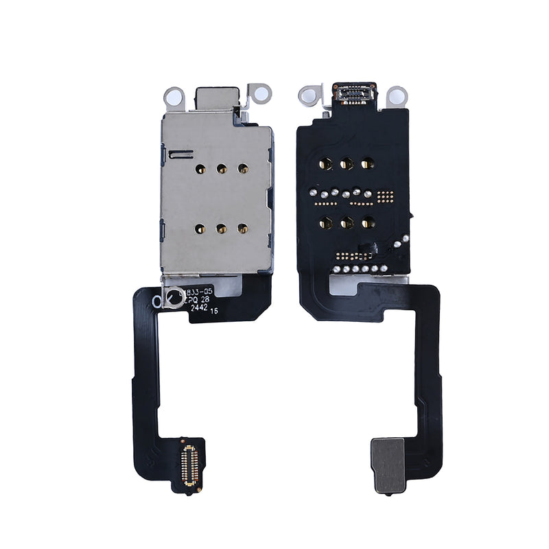 For iPhone 16, 16 Plus Dual Sim Card Reader With Flex