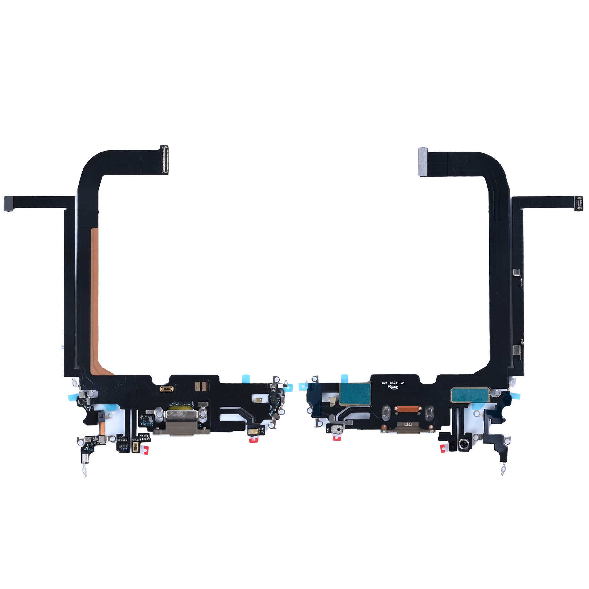 For Apple iPhone 13 Pro Max System Charging Flex Gold Compatible