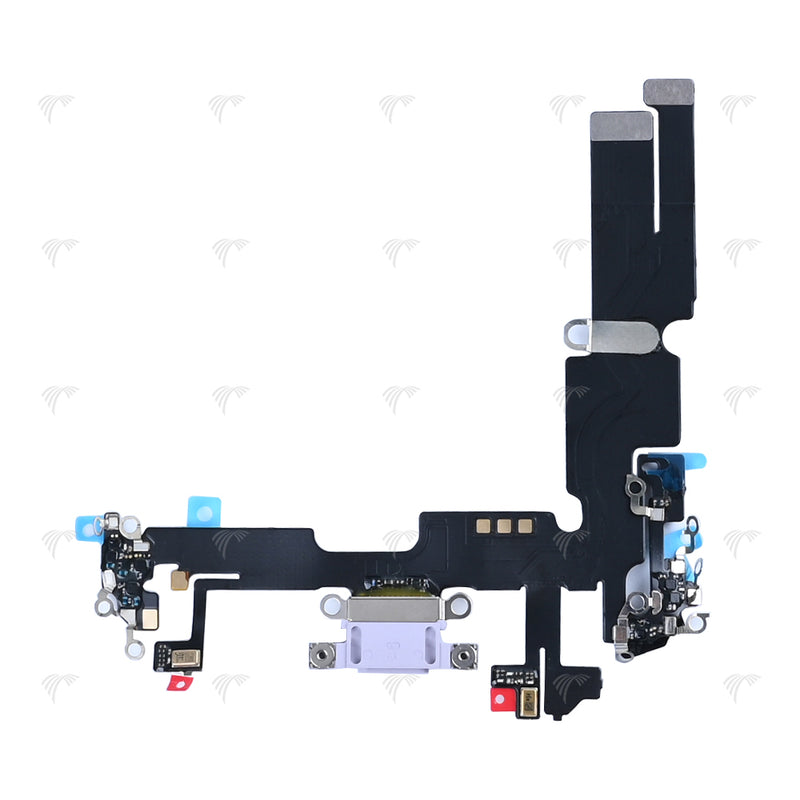 For Apple iPhone 14 Plus System Charging Flex Purple Compatible
