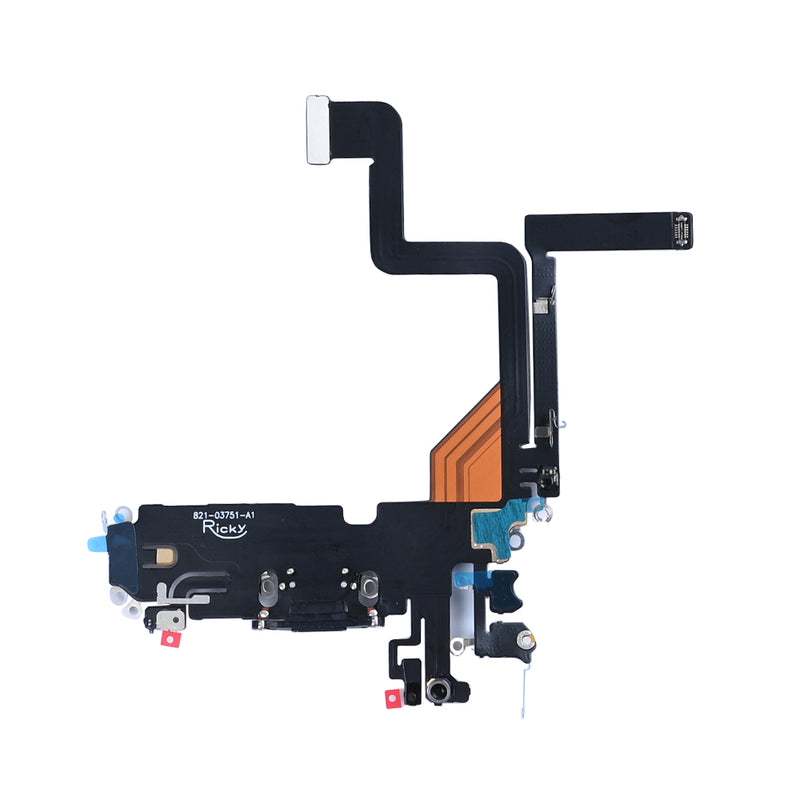 For Apple iPhone 14 Pro System Charging Flex Black Compatible