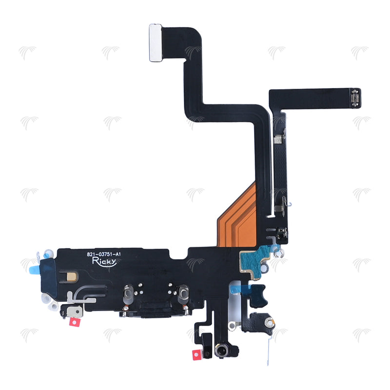 For iPhone 14 Pro System Charging Board Black Compatible