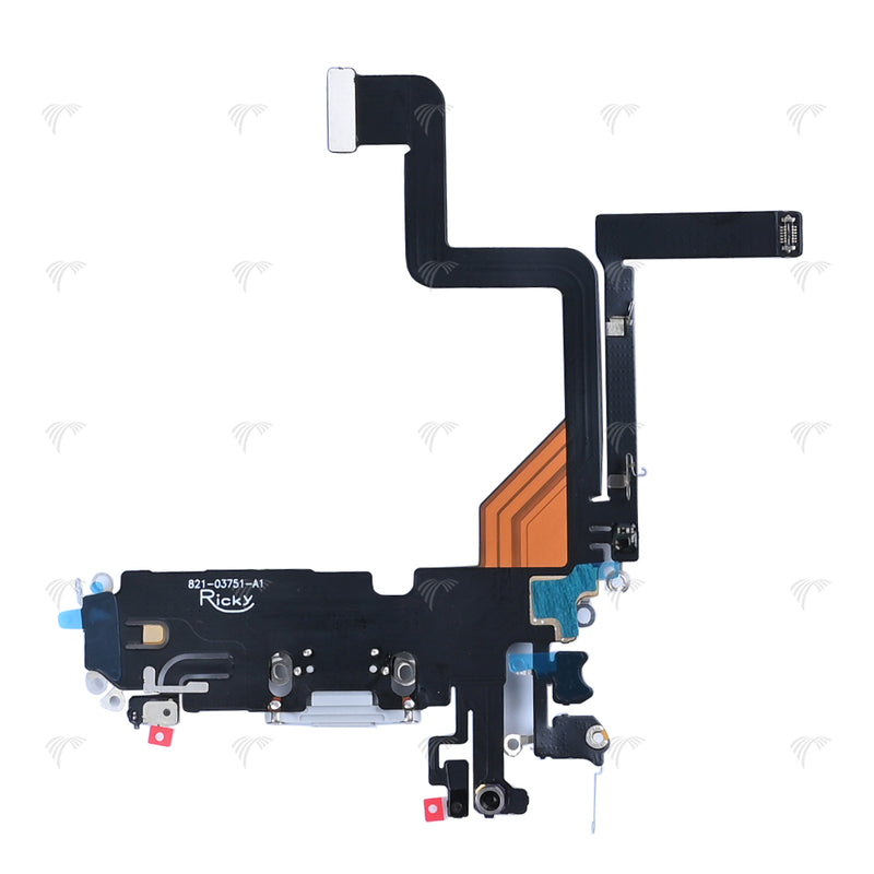For iPhone 14 Pro System Charging Board Silver Compatible