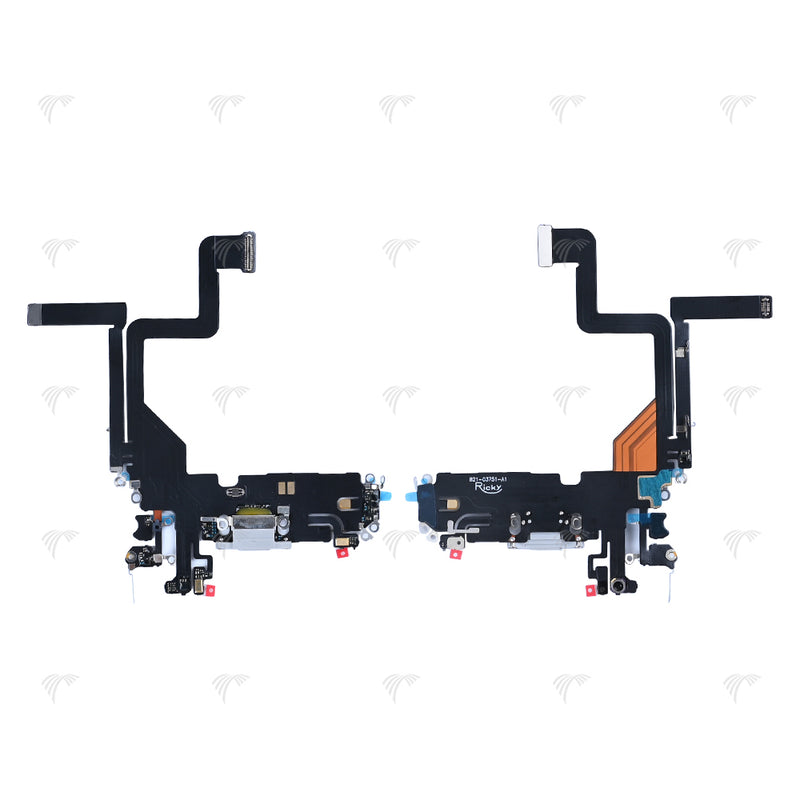For iPhone 14 Pro System Charging Board Silver Compatible