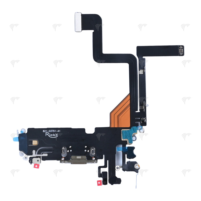 For iPhone 14 Pro System Charging Board Gold Compatible