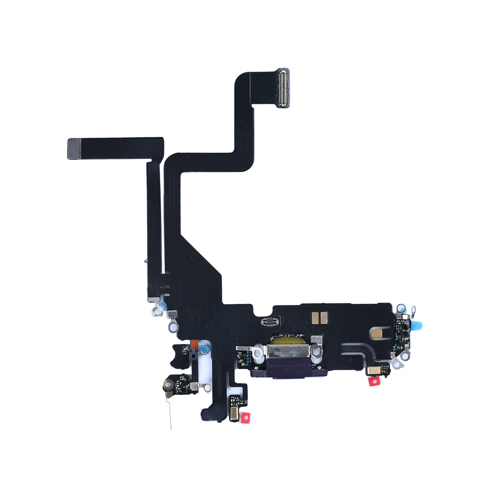 For Apple iPhone 14 Pro System Charging Flex Purple Compatible