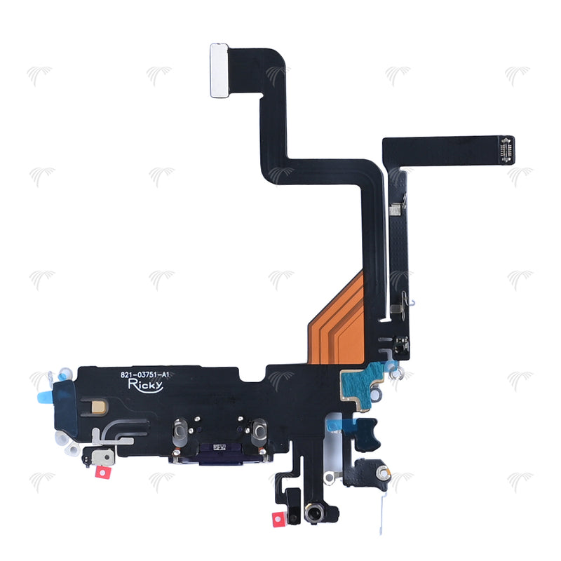 For Apple iPhone 14 Pro System Charging Flex Purple Compatible