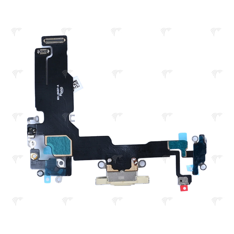 For Apple iPhone 15 System Charging Flex Yellow Compatible