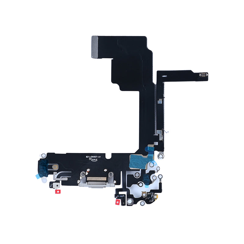 For Apple iPhone 15 Pro System Charging Flex White Titanium Compatible