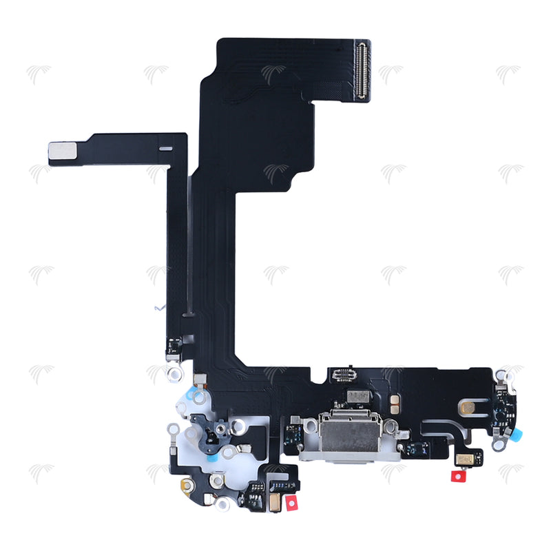 For iPhone 15 Pro System Charging Board White Titanium Compatible