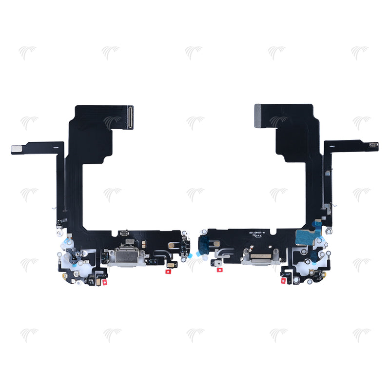 For iPhone 15 Pro System Charging Board White Titanium Compatible