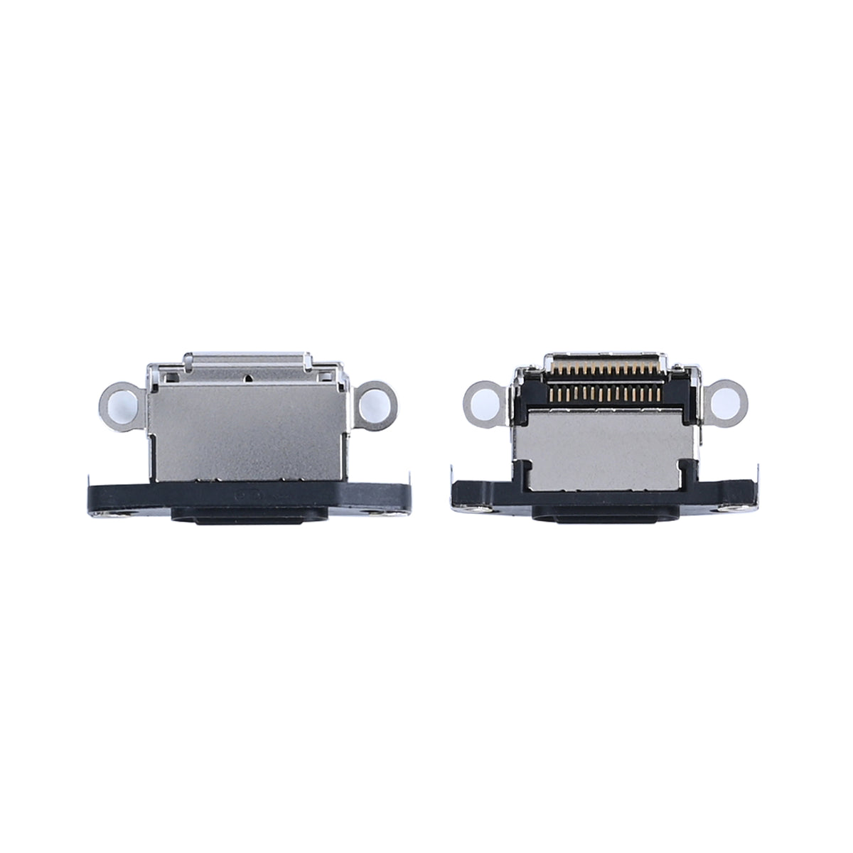 For Apple iPhone 15 Pro, 15 Pro Max System Charging Port Black Titanium Compatible (10pcs)