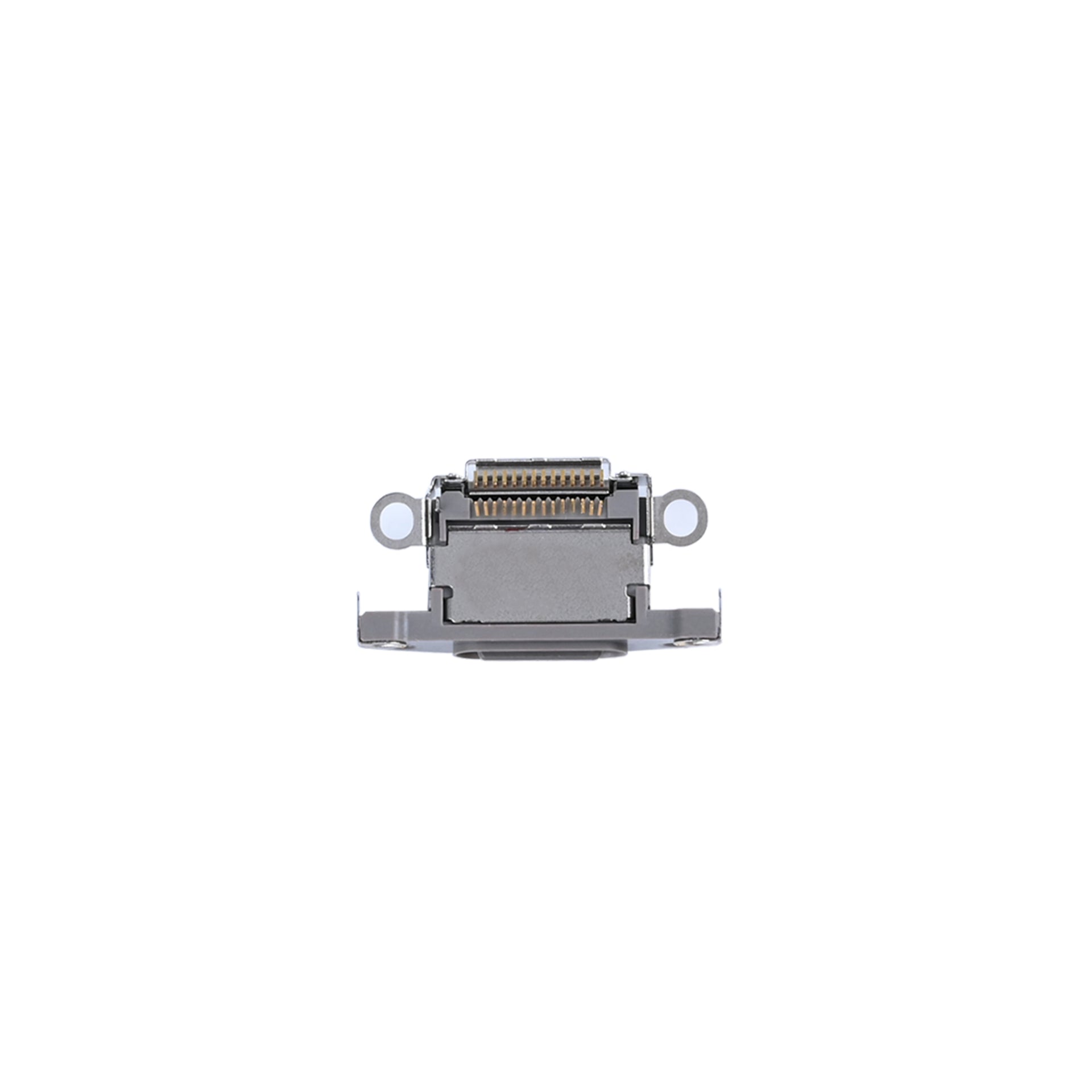 For Apple iPhone 15 Pro, 15 Pro Max System Charging Port Natural Titanium Compatible (10pcs)