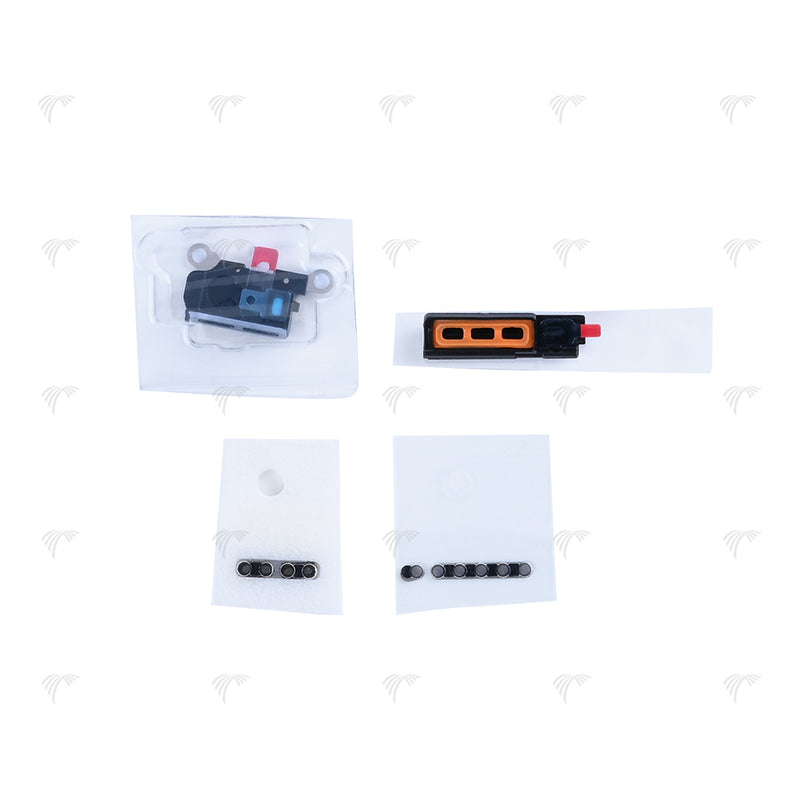 For iPhone 15 Pro Max Loudspeaker, Microphone Mesh Black Titanium Compatible (10pcs)