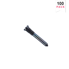 For Apple iPhone 15 Pro, 15 Pro Max Bottom Screws Black Titanium Compatible (100-Pack)
