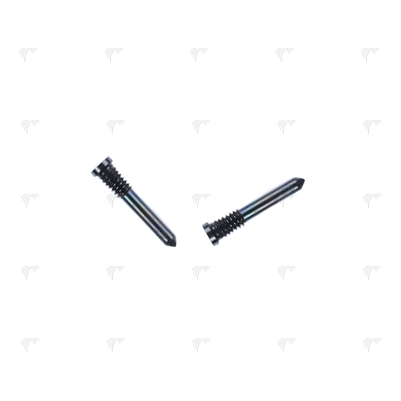 For iPhone 15 Pro, 15 Pro Max Bottom Screws Black Titanium Compatible (100-Pack)
