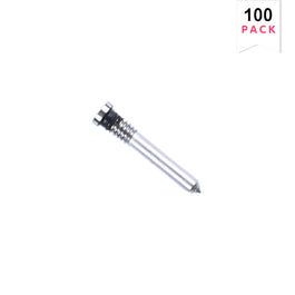 For Apple iPhone 15 Pro, 15 Pro Max Bottom Screws White Titanium Compatible (100-Pack)