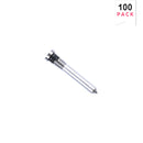 For iPhone 15 Pro, 15 Pro Max Bottom Screws White Titanium Compatible (100-Pack)