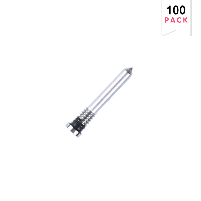 For iPhone 15 Pro, 15 Pro Max Bottom Screws White Titanium Compatible (100-Pack)